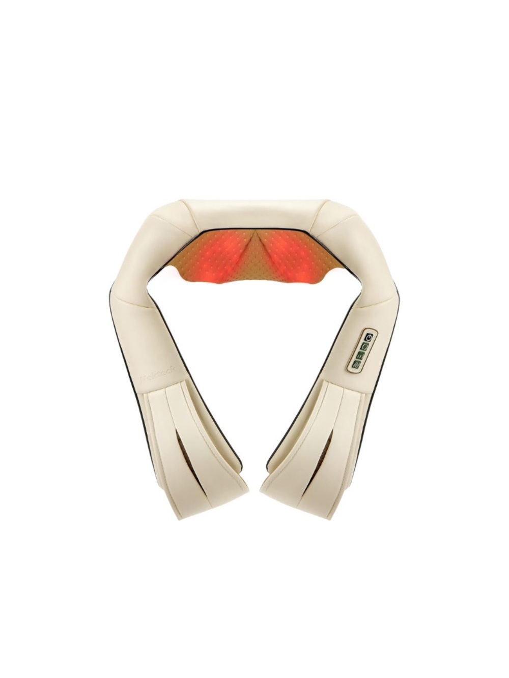 Cream Neck and Back Massager with Heat